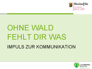 Titelbild Vortrag Kommunikation - Ralf Laux - Landesforsten Rheinland-Pfalz